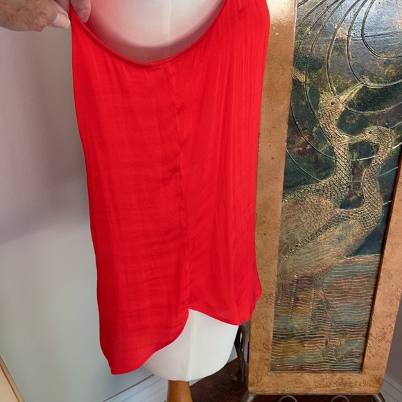 Banana Republic silky orange blouse - Picture 3 of 6